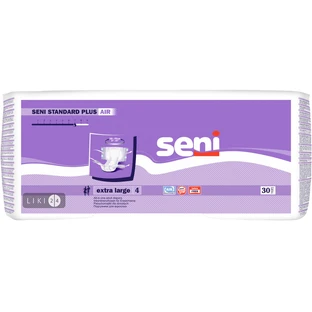 Подгузники для взрослых Seni Standard Plus Air extra large 30 шт