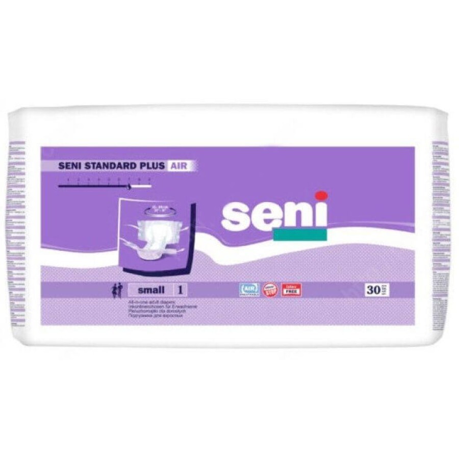 Підгузки Seni Standard Plus Air, розмір S, 30 шт.: ціни та характеристики