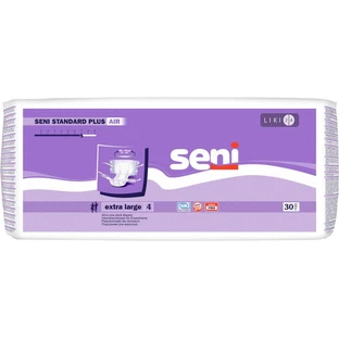 Подгузники seni standard plus air large №30