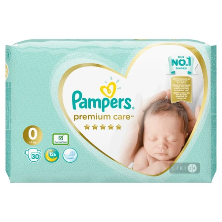 Підгузки Pampers Premium Care Micro Розмір 0 (<3 кг) 30 шт: ціни та характеристики