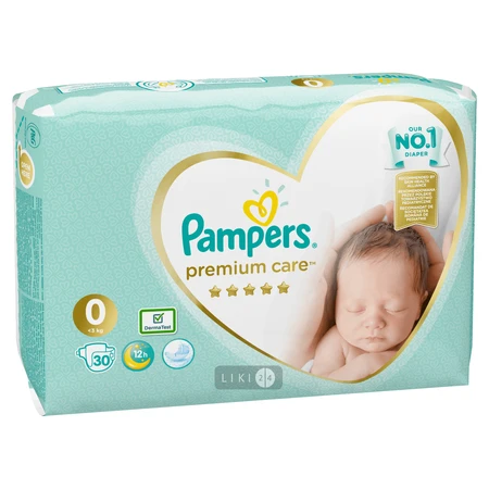 Підгузки Pampers Premium Care Micro Розмір 0 (<3 кг) 30 шт: ціни та характеристики