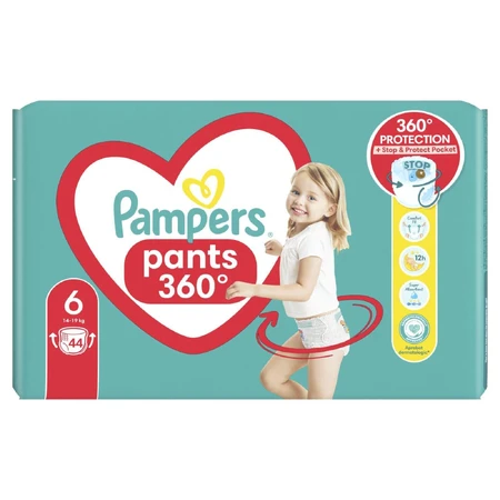 Трусики-подгузники Pampers Pants 6 (14-19 кг) 44 шт: цены и характеристики
