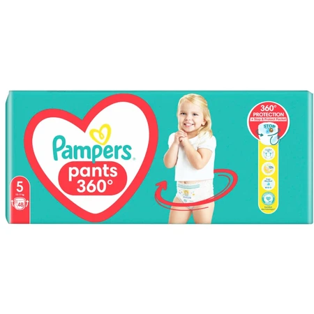 Підгузки-трусики Pampers Pants 5 Junior 12-17 кг 48 шт: ціни та характеристики