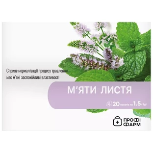Фіточай ключі здоров'я №32 1,2 г пакет, м'ята №20