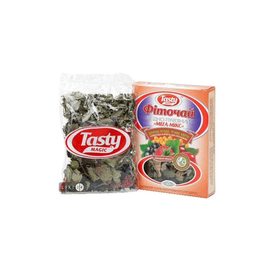 Фіточай Tasty Magic Мега Мікс Ягідно-трав'яний 10 г: ціни та характеристики