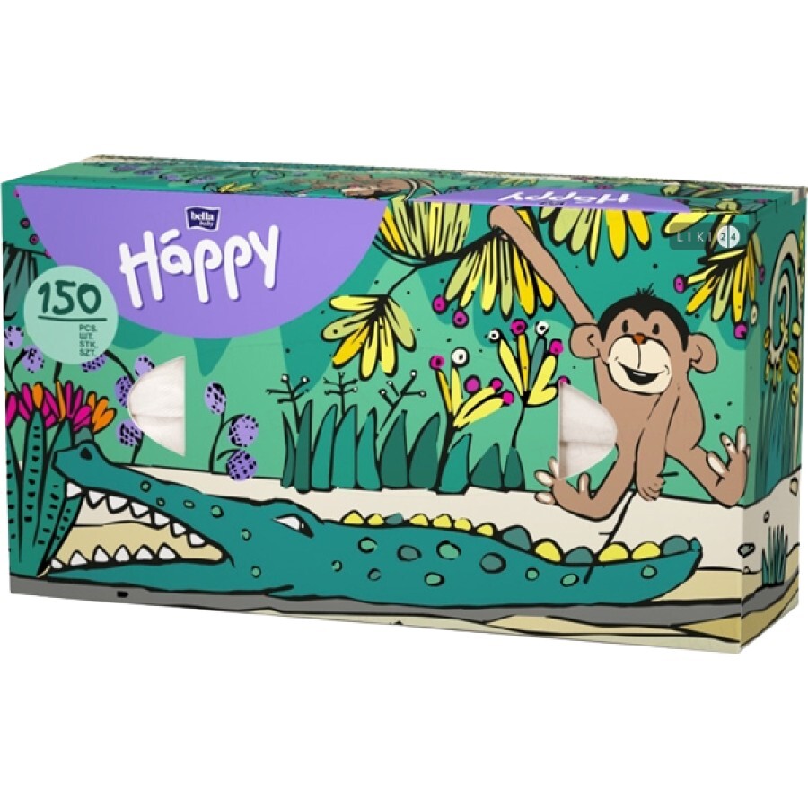 Хустинки універсальні двошарові Bella Baby Happy 100+50 мавпа №150: ціни та характеристики