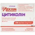 Цитиколін р-н д/ін. 250 мг/мл амп. 4 мл №10