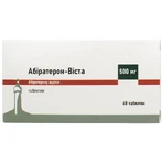Абиратерон-Виста 500 мг таблетки, покрытые плёночной оболочкой, 60 шт.: цены и характеристики