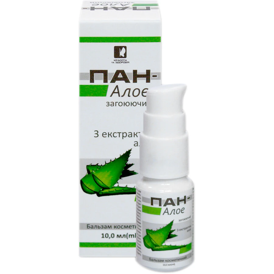 Бальзам космет. пан-алое, який загоює 10 мл: ціни та характеристики