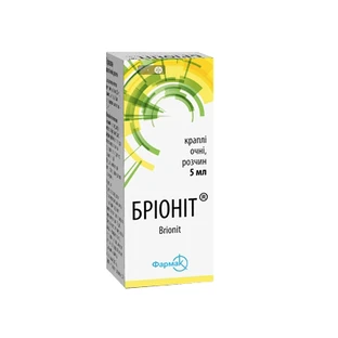 Брионит капли глазные раствор флакон 5 мл
