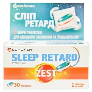 Zest Sleep Retard таблетки, 30 шт.