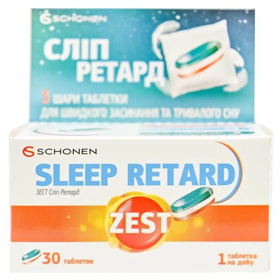 Zest Sleep Retard таблетки, 30 шт.: цены и характеристики
