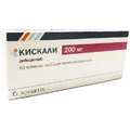 Кіскалі 200 мг таблетки, вкриті плівковою оболонкою, №63