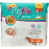 Підгузки дитячі Fly Fix 1 2-5 кг 86 шт