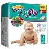 Підгузки дитячі Fly Fix 3 Midi 4-9 кг 64 шт