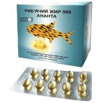 Рыбий жир 500 Ананта капсулы, 500 мг №100: цены и характеристики