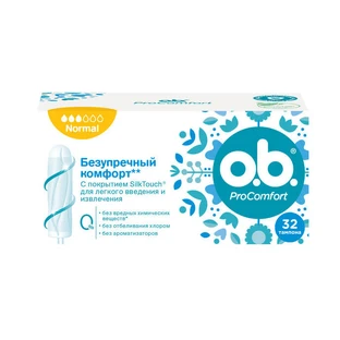 Тампоны гигиенические o.b. ProComfort Normal 32 шт