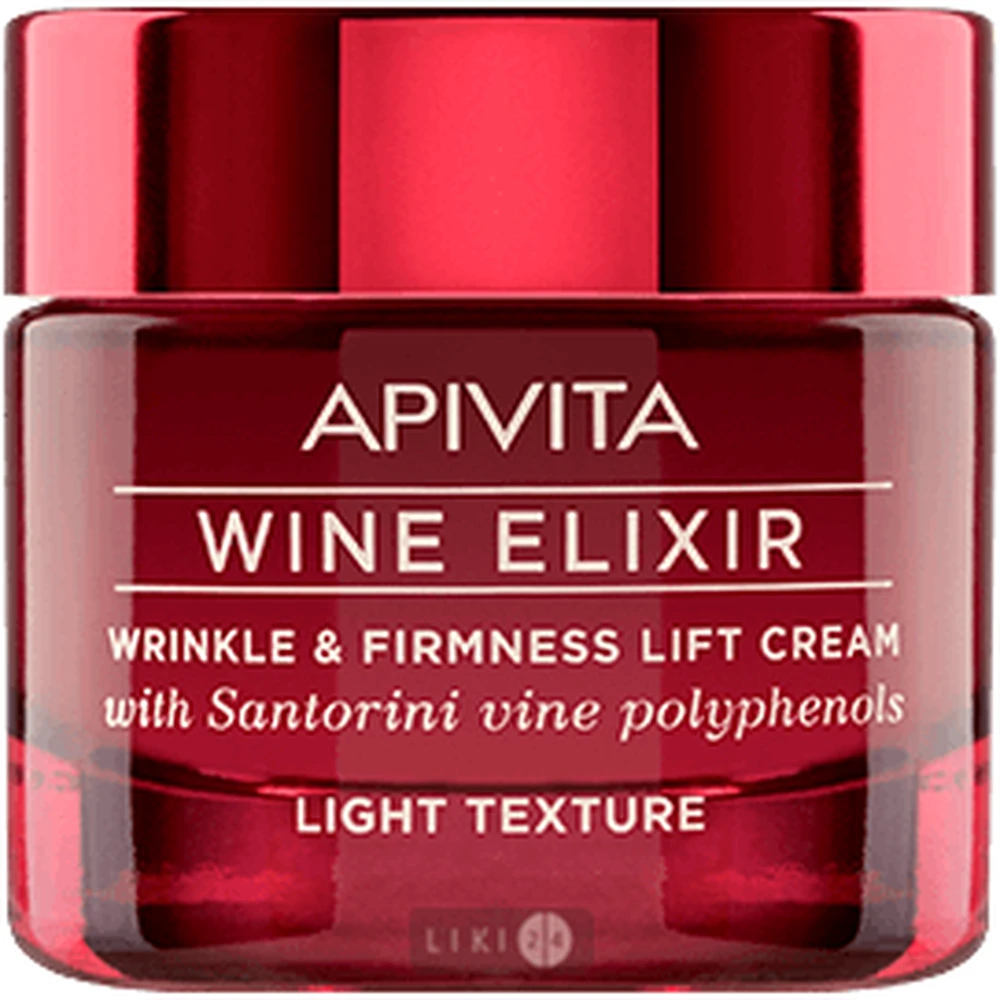 Крем-лифтинг для лица Apivita Wine Elixir против морщин насыщенной текстуры с полифенолами вина, 50 мл: цены и характеристики