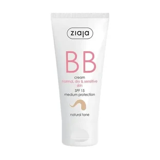 ВВ Крем для обличчя Ziaja SPF15 для нормальної та сухої шкіри натуральний відтінок, 50 мл