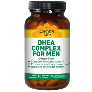 Дегидроэпиандростерон DHEA Country Life для мужчин, капсулы №60