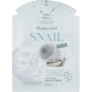 Гідрогелева маска для обличчя Esfolio Hydrogel Snail Mask з екстрактом слизу равлика, 28 г