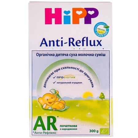 Hipp детская сухая молочная смесь anti-reflux с рождения 300 г: цены и характеристики