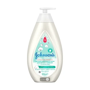 Шампунь-пінка Johnson's Baby Ніжність бавовни дитячий, 500 мл 