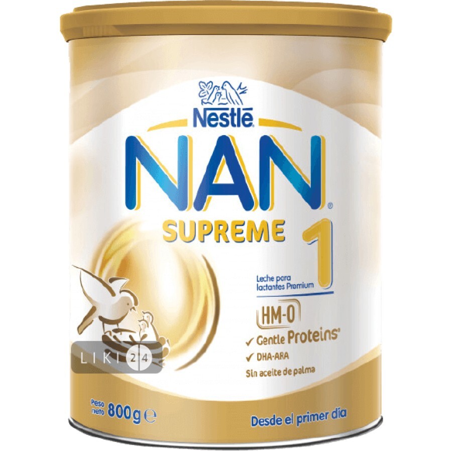 Смесь Nestle NAN Supreme 1 с рождения 800 г: цены и характеристики