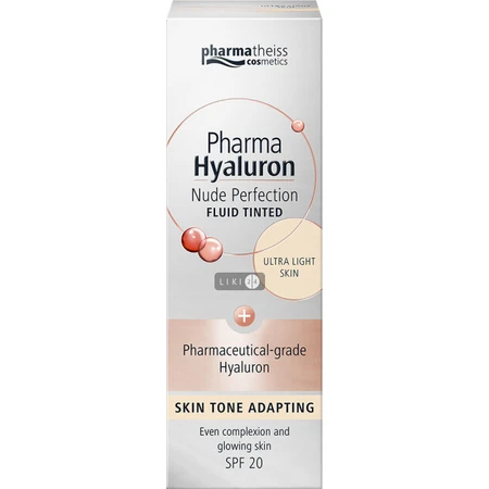 Тональный флюид Pharma Hyaluron Nude Perfection Ultra Light SPF-20 50 мл: цены и характеристики
