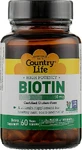 Биотин Country Life Biotin 10 000 мкг, 60 капсул