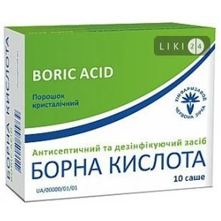 Борна кислота пор. кристаліч. саше 10 г №10