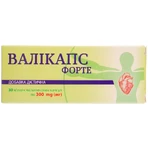 Валикапс Форте Solution Pharm 300 мг мягкие капсулы, №30: цены и характеристики