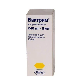 Бактрим сусп. д/перорал. застос. 240 мг/5 мл фл. 100 мл