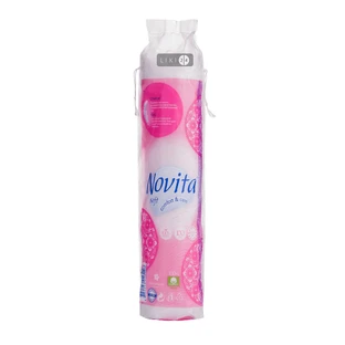 Ватні косметичні диски Novita Soft 100 шт