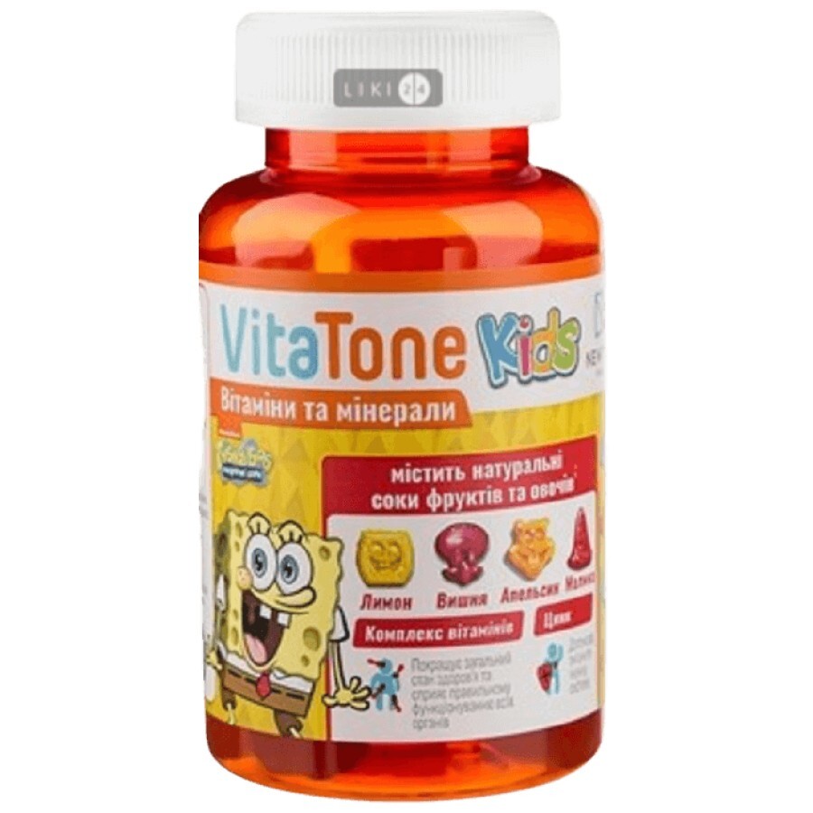 Пастилки желейные VitaTone Kids Мультивитамины, №30: цены и характеристики