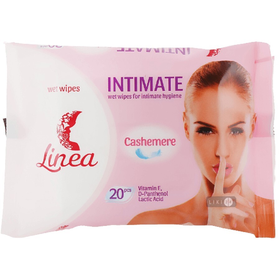 Влажные салфетки для интимной гигиены Linea Intimate Silk & Orchid с мицеллярной водой 20 шт: цены и характеристики