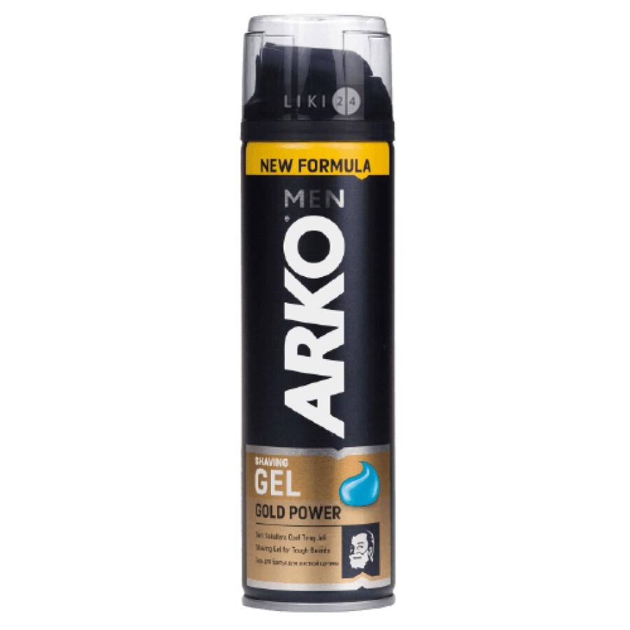 Гель для гоління ARKO Gold Power 200 мл: ціни та характеристики