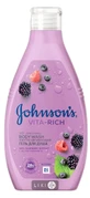Гель для душу johnson's body care vita-rich відновлюючий з екстрактом малини (з ароматом лісових ягід) 250 мл