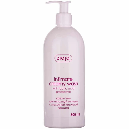Средство кремовое для интимной гигиены серия "intimate creamy wash" тм ziaja 500 мл, с молочной кислотой: цены и характеристики