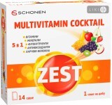 Вітаміни Зест Мультивітамінний коктейль саше №14