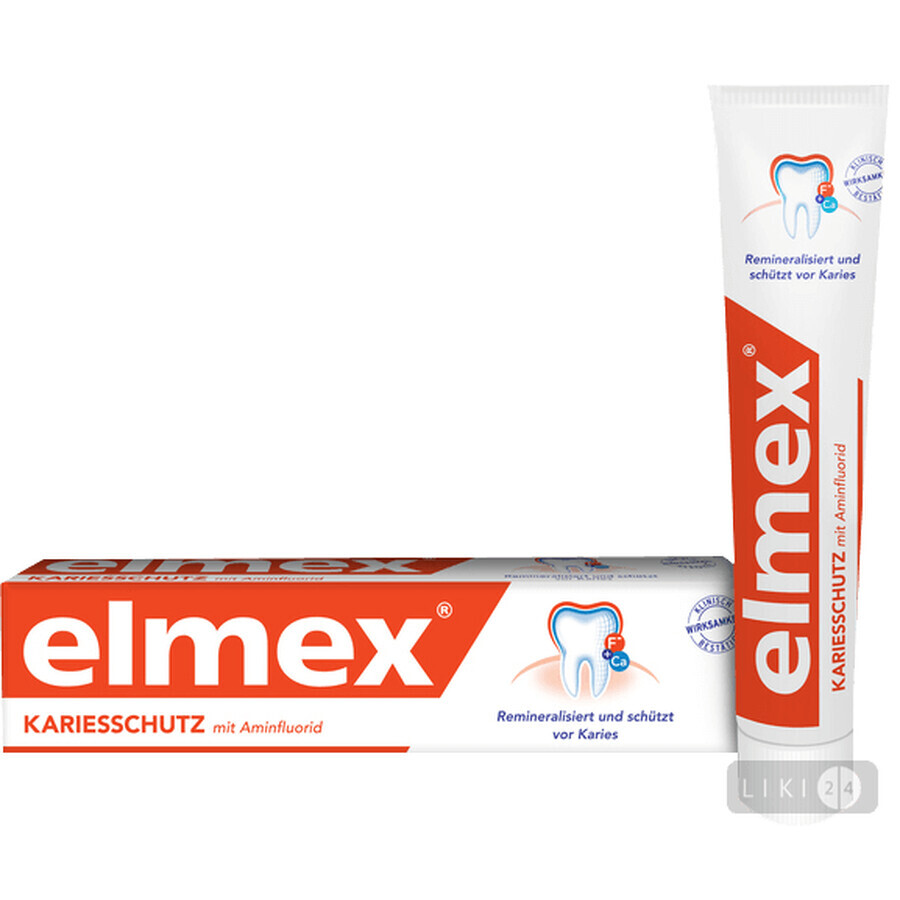 Зубная паста Colgate Elmex Защита от кариеса, 75 мл: цены и характеристики