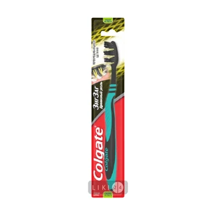 Зубні щітки Colgate ЗигЗаг Деревне вугілля м'яка