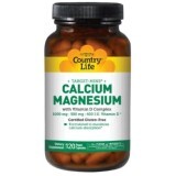Кальций-магний Country Life с витамином D3 капсулы, №120