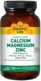 Вітамінно-мінеральний комплекс Country Life Cal-Mag-Zinc+Vitamin D 180 таблеток