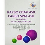 Карбо Спал 450 концентрат для раствора для инфузий 10 мг/мл, флакон, 45 мл: цены и характеристики