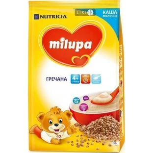 Каша безмолочна суха швидкорозчинна "гречана" milupa 210 г, для дітей від 4 місяців