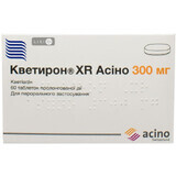 Кветирон xr асіно табл. пролонг. дії 300 мг блістер №60