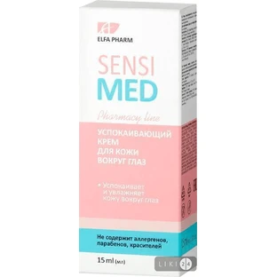 Крем для шкіри навколо очей Elfa Pharm Sensi Med Заспокійливий 15 мл