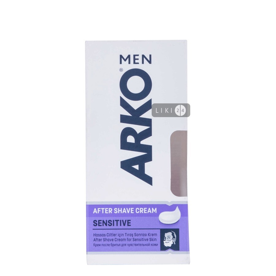 Крем після гоління ARKO Sensitive чоловічий 50мл: ціни та характеристики