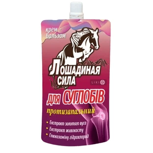 Крем-бальзам Healthyclopedia Лошадиная Сила для суставов противовоспалительный, 100 мл